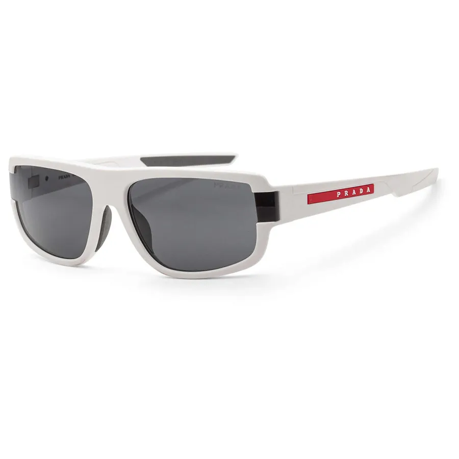 Kính mắt Xám trắng - Kính Mát Prada Linea Rossa Men's Sunglasses PS03WSF-TWK06F-66 Màu Xám Trắng - Vua Hàng Hiệu