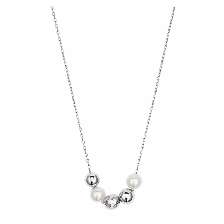 Dây Chuyền Misaki Monaco Tenderly Pendant Silver With White