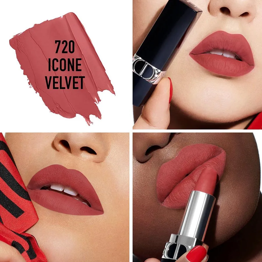 Son Dior Rouge Forever Transfer Proof Lipstick 720 Forever Icone New   Màu Hồng Khô  Vilip Shop  Mỹ phẩm chính hãng