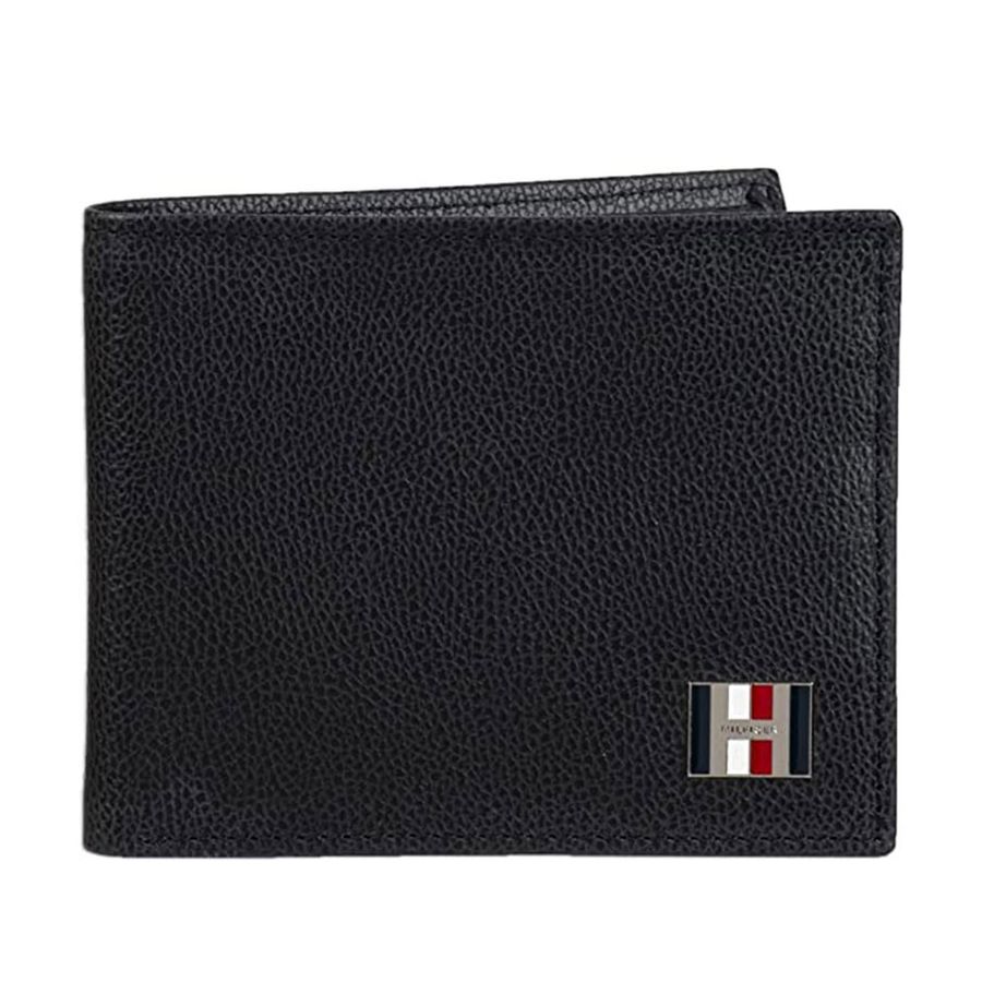 Ví Nam Tommy Hilfiger Men’s Slim Bifold Leather Wallet Màu Đen