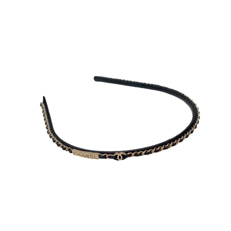 Mua Băng Đô Chanel Headband Màu Đen Vàng - Chanel - Mua tại Vua Hàng Hiệu  h065940