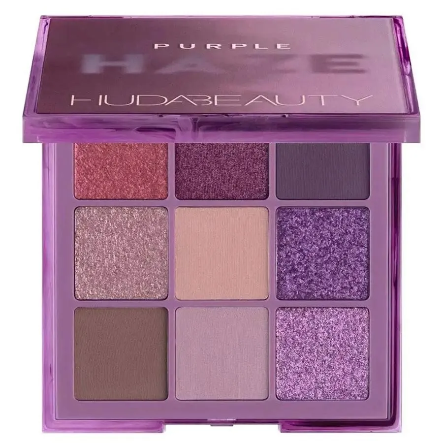 Huda Beauty - Bảng Phấn Mắt Huda Beauty Haze Obsessions Palette Purple 9 Ô - Vua Hàng Hiệu