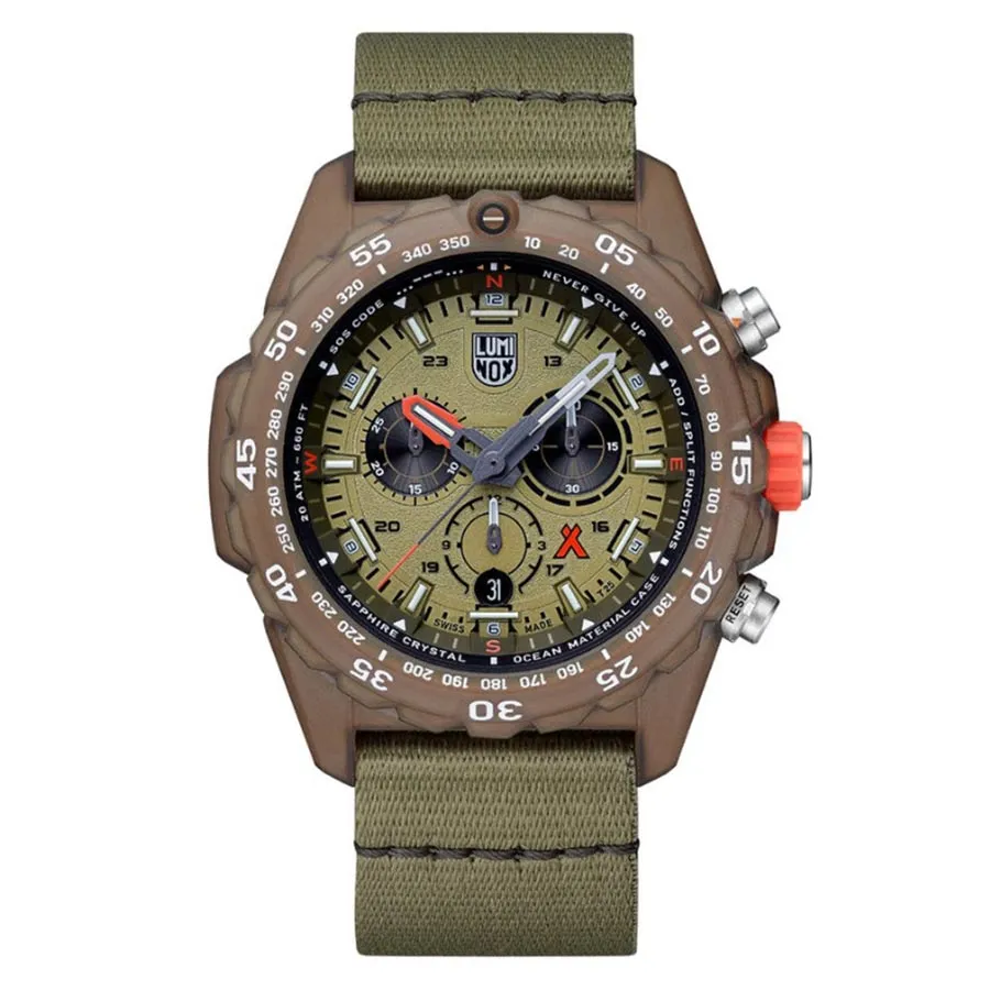 Luminox Mặt tròn - Đồng Hồ Nam Luminox Bear Grylls Survival ECO Master, 45mm, Sustainable Outdoor Watch 3757.ECO Phối Màu - Vua Hàng Hiệu