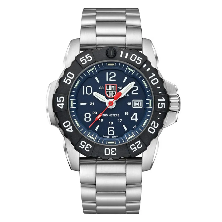 Đồng hồ Luminox Thép không gỉ - Đồng Hồ Nam Luminox Navy SEAL Steel, 45mm, Military Dive Watch 3254 Màu Bạc - Vua Hàng Hiệu