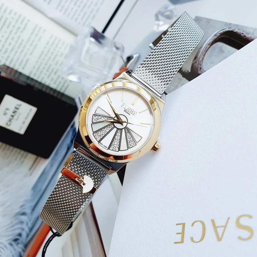 Đồng Hồ Nữ Ferre Milano Stainless Steel Ladies Watch Màu Bạc Vua