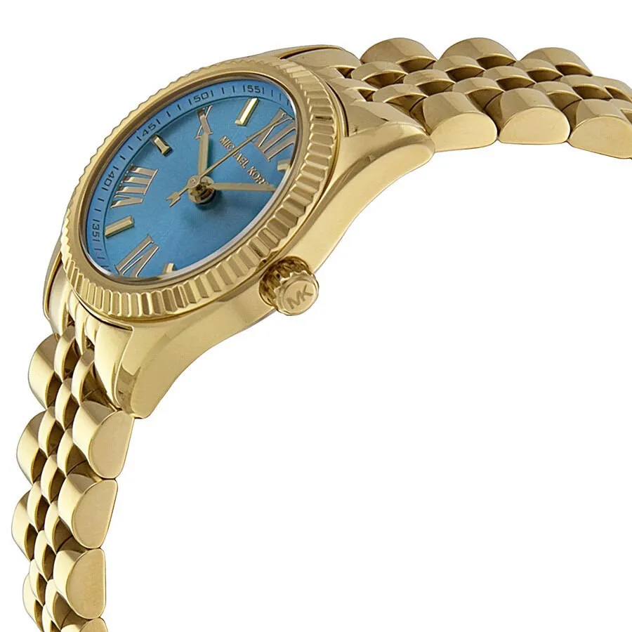 Mua Đồng Hồ Nữ Michael Kors Lexington Ocean Blue Dial Gold-tone Ladies Watch  MK3271 Màu Xanh Vàng - Michael Kors - Mua tại Vua Hàng Hiệu h064159