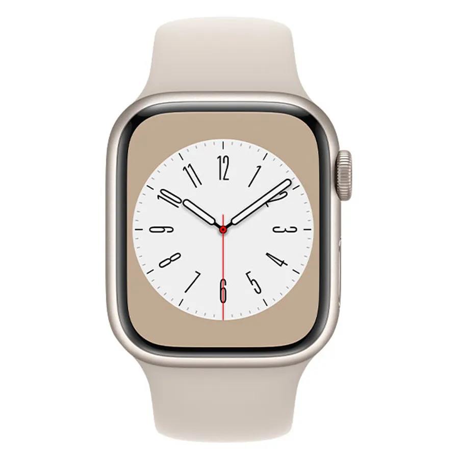 Đồng hồ Apple - Đồng Hồ Thông Minh Apple Watch S8 GPS 41mm Màu Trắng - Vua Hàng Hiệu