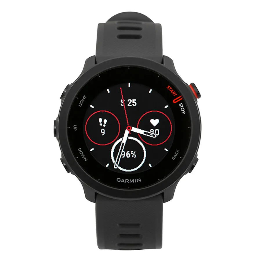 Đồng Hồ Thông Minh Garmin Forerunner 55 Dây Silicone Màu Đen