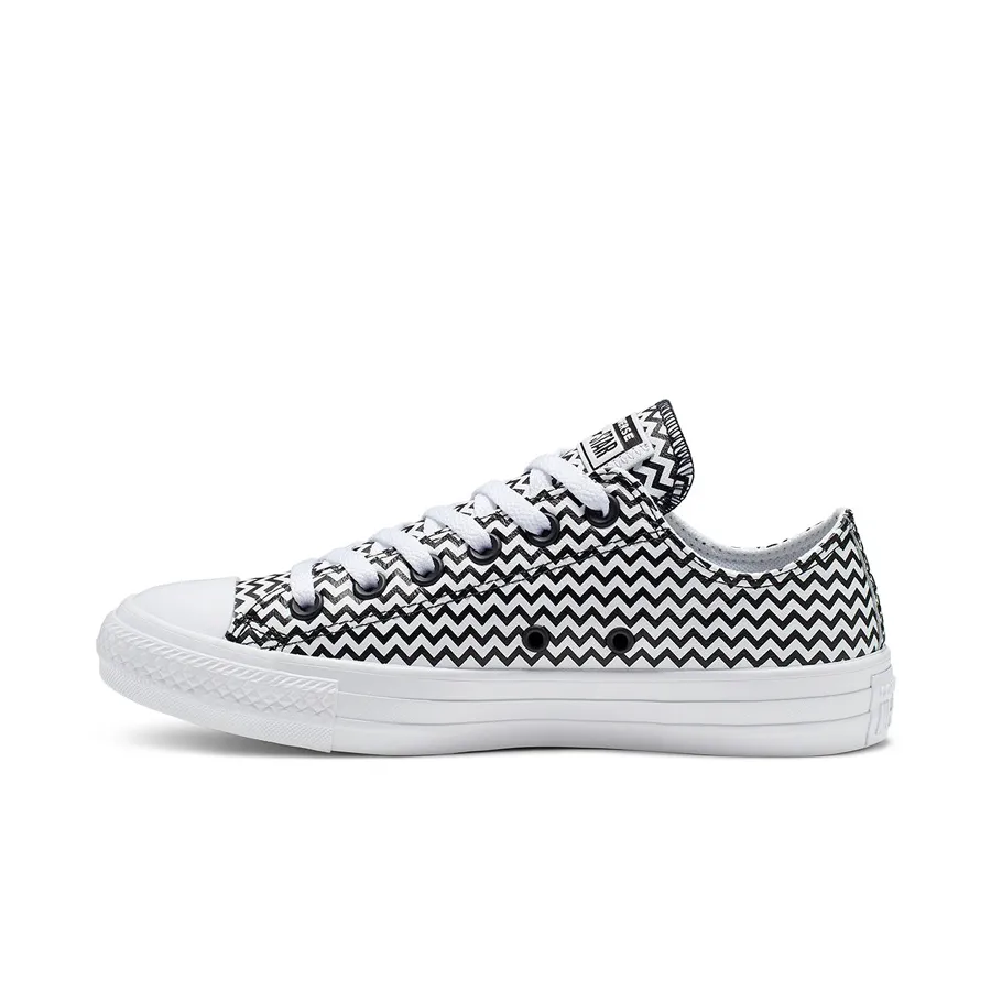 Giày Converse - Giày Converse Chuck Taylor All Star VLTG Low Màu Đen Trắng - Vua Hàng Hiệu