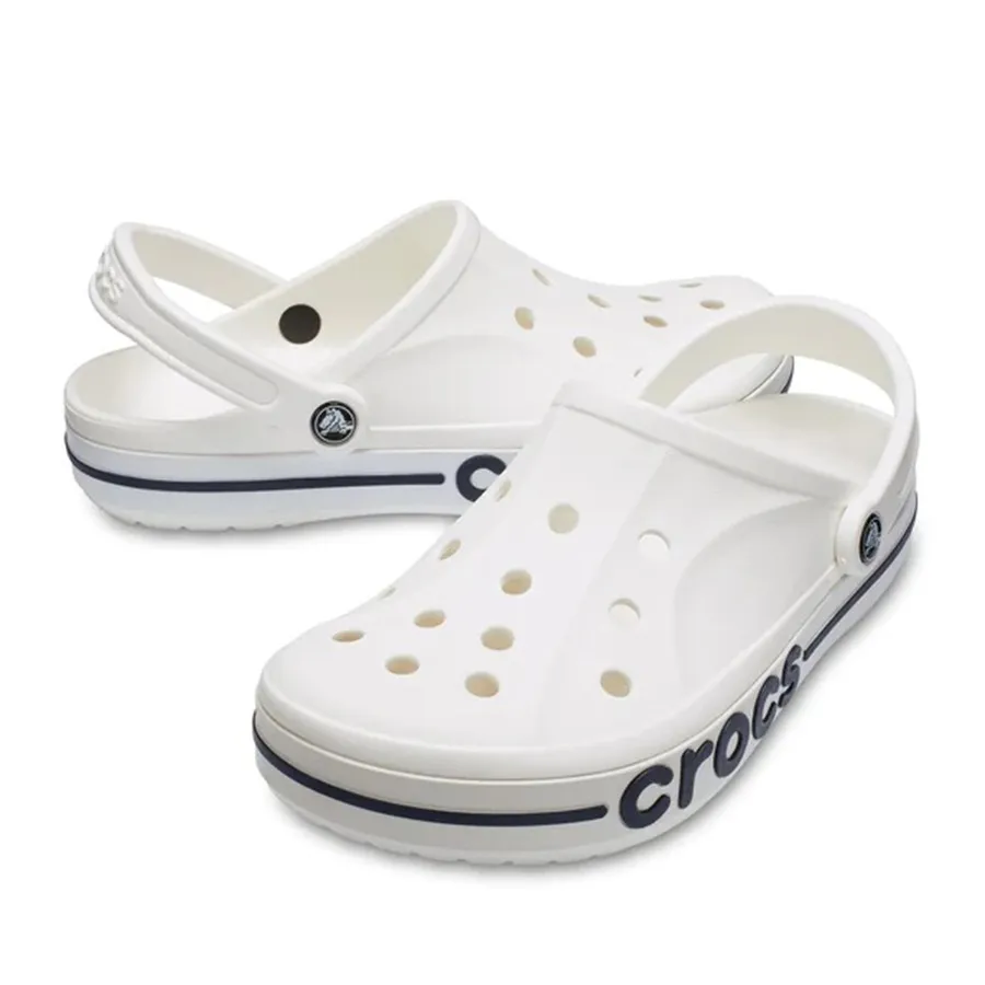 Giày Croslite - Giày Crocs CLog Bayaband 205089-126 Màu Trắng - Vua Hàng Hiệu