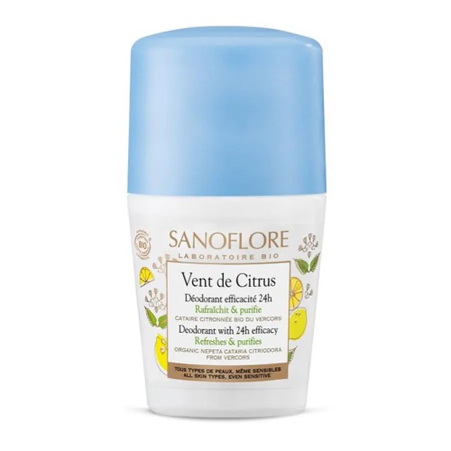 Sanoflore - Lăn Khử Mùi Bio Sanoflore Déodorant Roll On Efficacité 24h, 50ml - Vua Hàng Hiệu