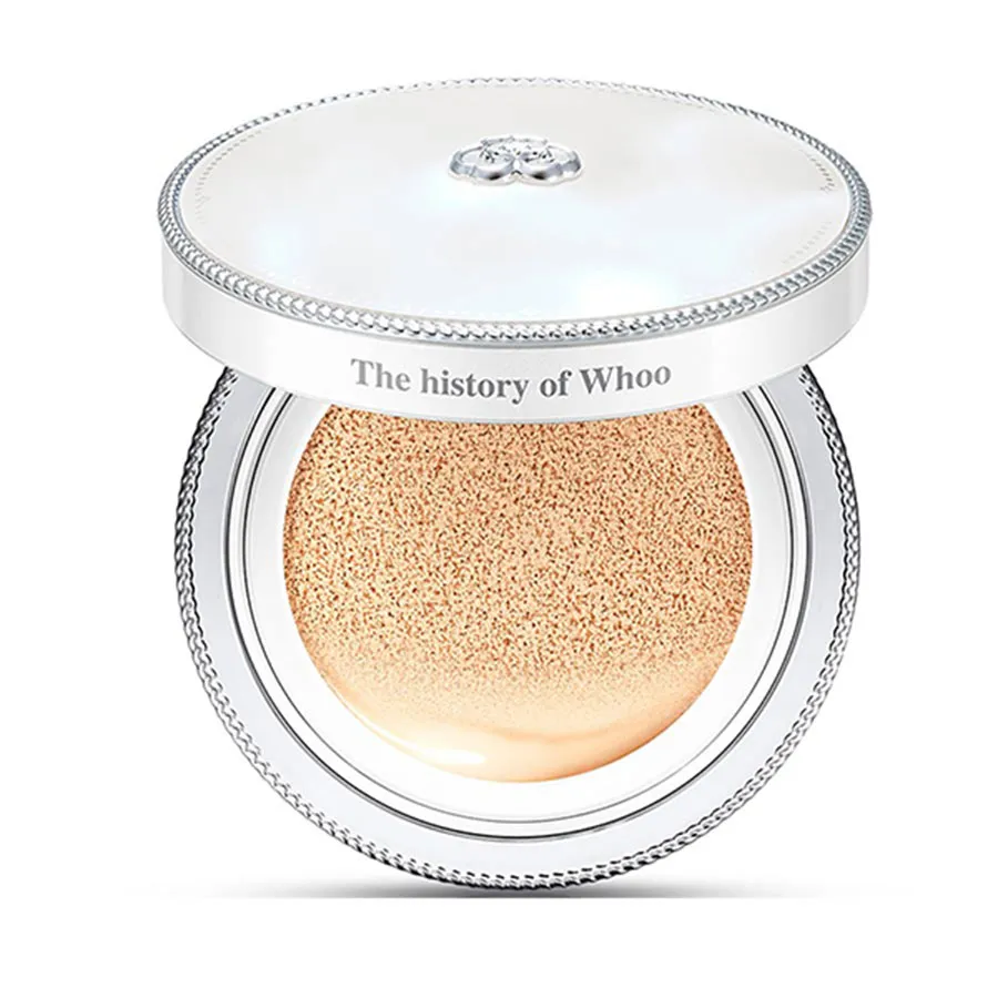 Trang điểm Phấn nước - Phấn Nước Whoo Radiant White Moisture Cushion Foundation SPF50+ PA+++ Kèm Lõi Phấn Phụ - Vua Hàng Hiệu