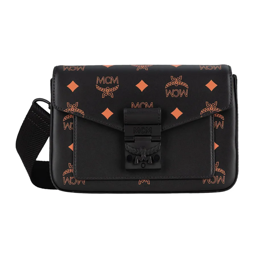 Túi Đeo Chéo MCM Color Splash Logo Crossbody MMRBASX05O9001 Màu Đen