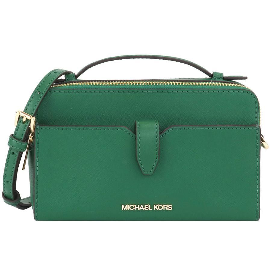 Michael Kors Green Small Saffiano Crossbody Bag Luxury Bags  Wallets on  Carousell