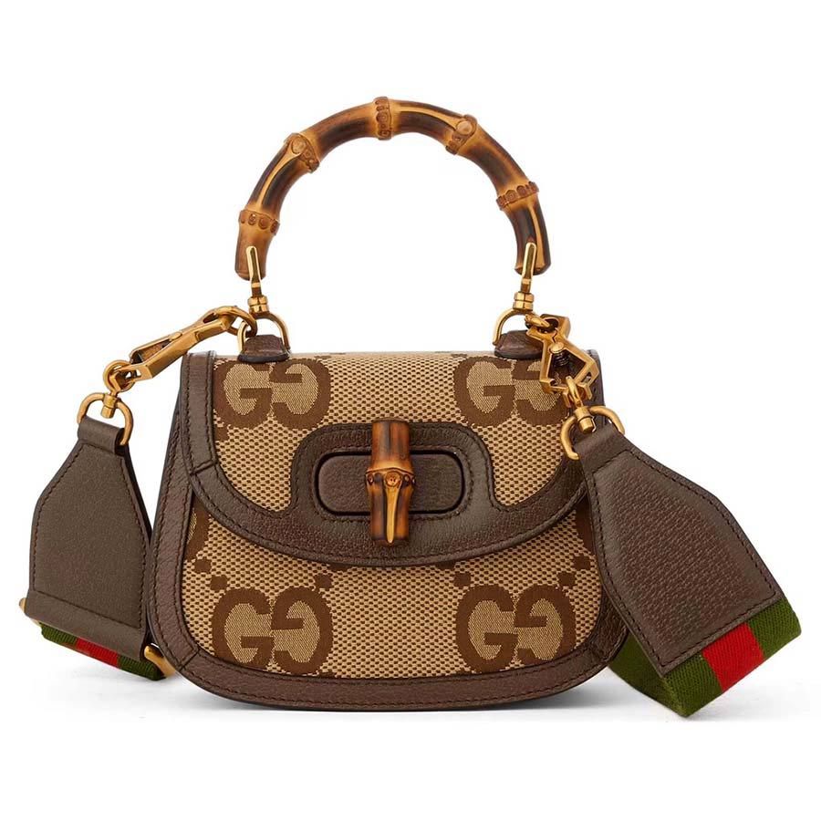 Gucci Bamboo 1947 small top handle bag in cuir leather  GUCCI SG
