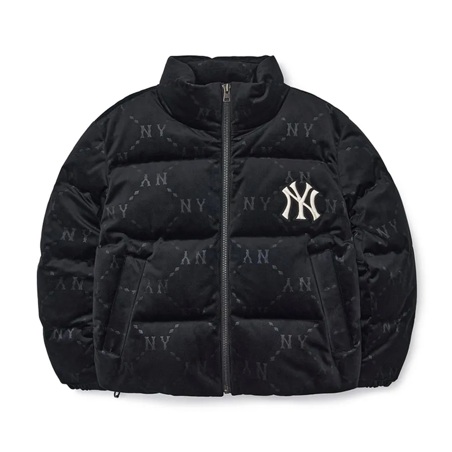 Áo Khoác MLB Diamond Monogram Velvet Goose Crop New York