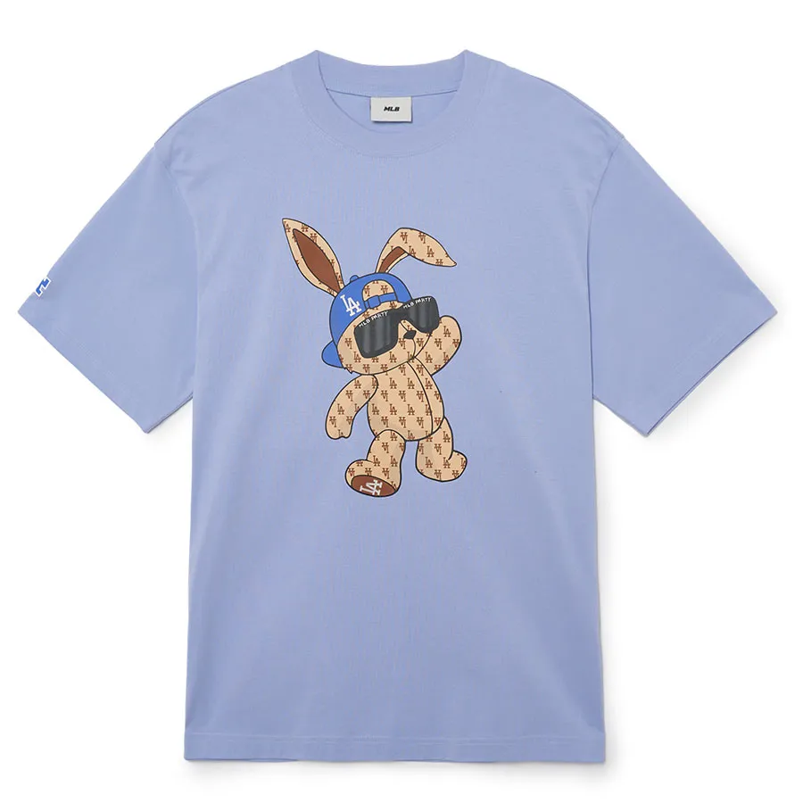 Thời trang MLB Xanh - Áo Phông MLB LA Dodgers Tshirt 3ATSQ0131-07PPL Màu Xanh - Vua Hàng Hiệu