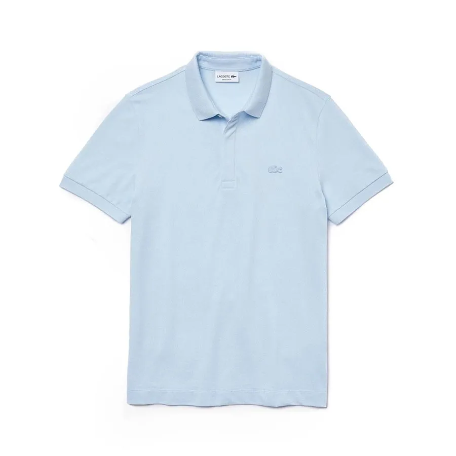 Áo Polo Lacoste Piqué Form Regular Màu Xanh Blue Size M