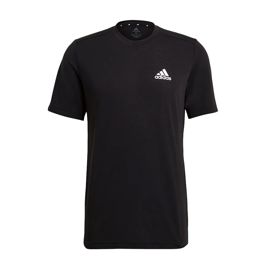 Thời trang 65% Polyester, 35% cotton - Áo Thun Adidas Aeroready Designed To Move Feelready Sport Tee GT5545 Tshirt Màu Đen Size L - Vua Hàng Hiệu