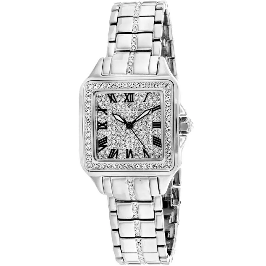 Christian Van Sant Thép không gỉ - Đồng Hồ Nữ Christian Van Sant Splendeur Quartz Silver Dial Ladies Watch CV4620 Màu Bạc - Vua Hàng Hiệu