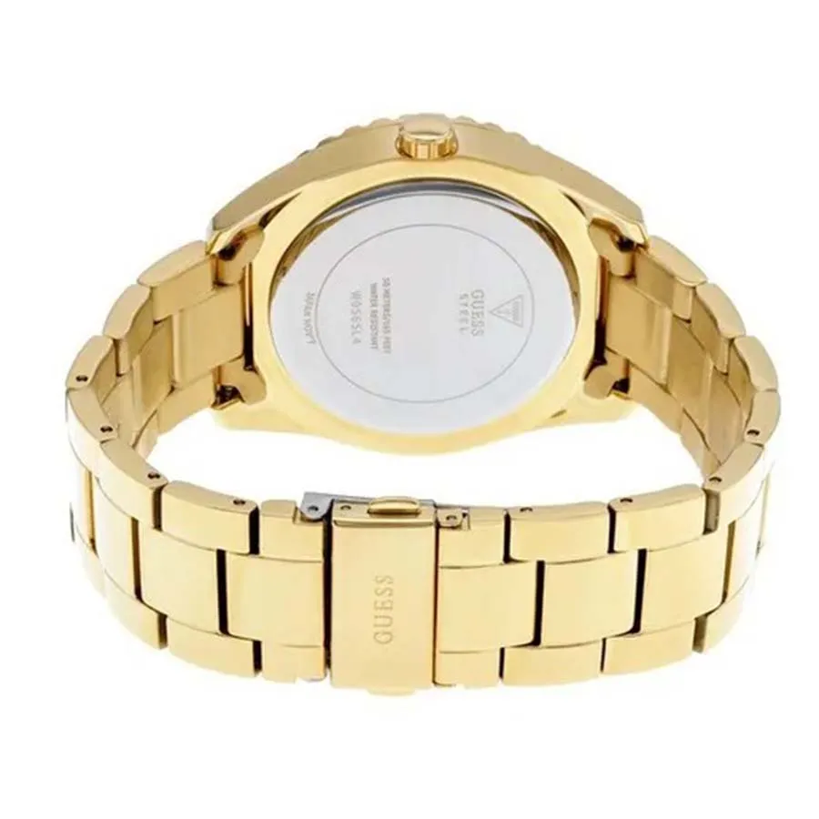 Đồng Hồ Nữ Guess Gold-Tone Steel Bracelet Women's Watch 40mm U0565L4 Màu  Xanh Vàng