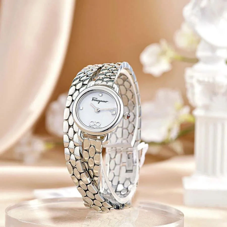 Đồng Hồ Nữ Salvatore Ferragamo Varina Stainless Steel Double