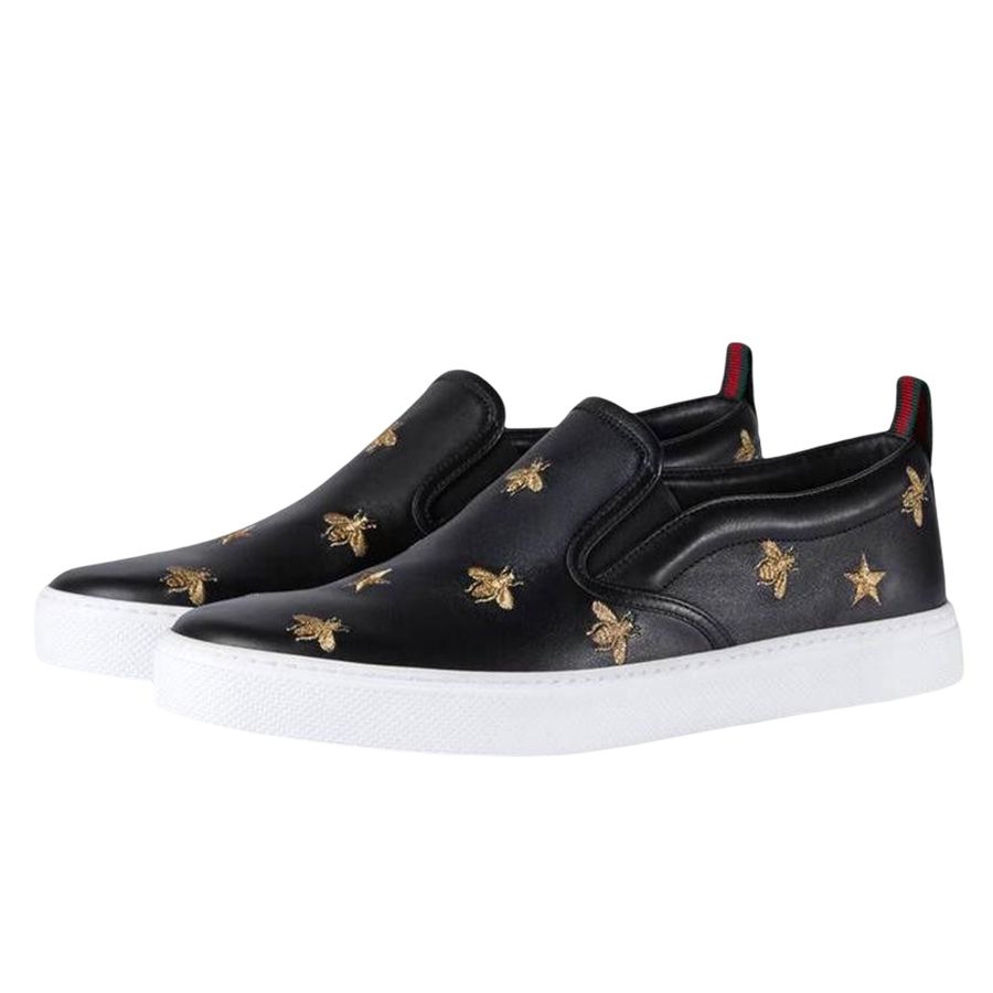 Mua Giày Gucci Leather Slip-on Sneaker With Bees Màu Đen Size  - Gucci  - Mua tại Vua Hàng Hiệu h029129