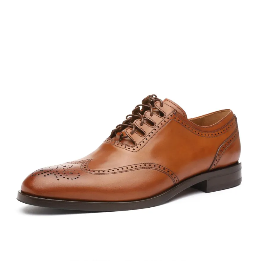 Giày Tây Nam Germano Bellesi 1088 Màu Nâu Size 39