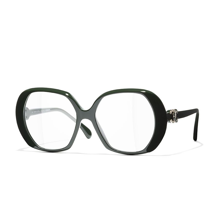 Mua Kính Mắt Cận Chanel Square Eyeglasses CH3418QB 1702 Màu Xanh Lá Đậm -  Chanel - Mua tại Vua Hàng Hiệu h056081
