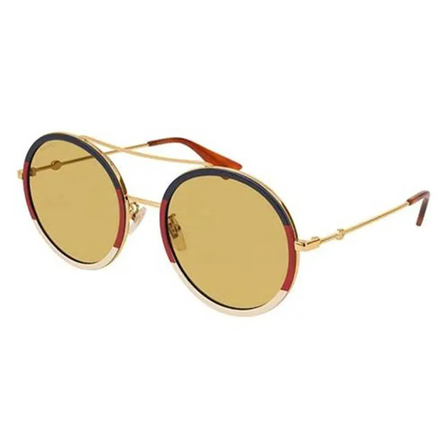 Order Kính Mát Gucci Brown Round Ladies Sunglasses GG0061S 015 - Gucci -  Đặt mua hàng Mỹ, Jomashop online