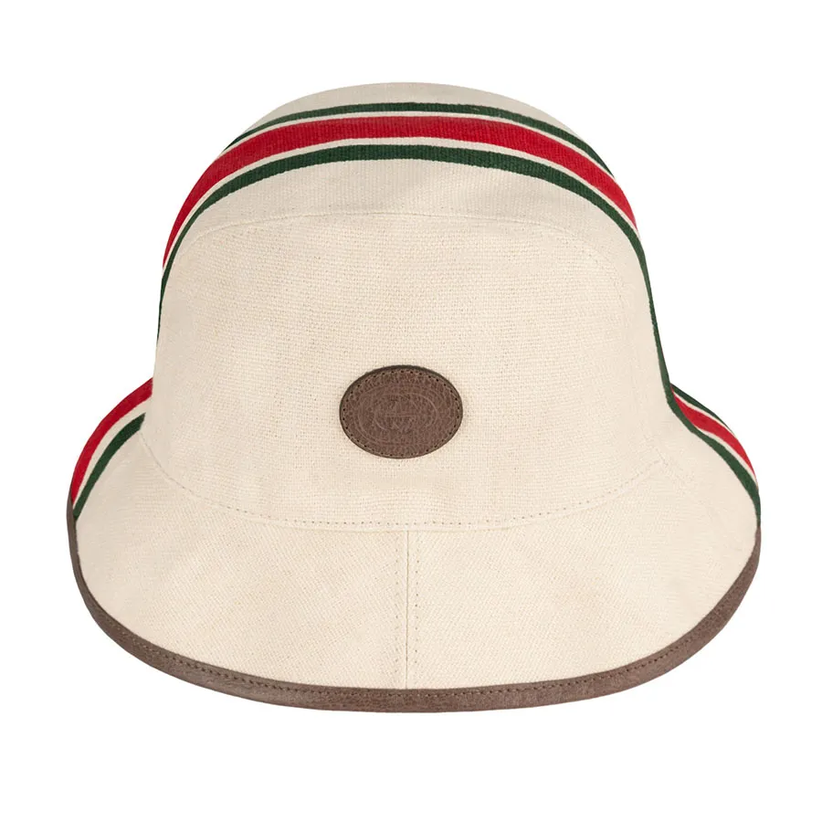 Mũ nón Gucci Cotton - Mũ Gucci Street Style Wide Brimmed 661943 4HAG3 2865 Màu Be Size M - Vua Hàng Hiệu