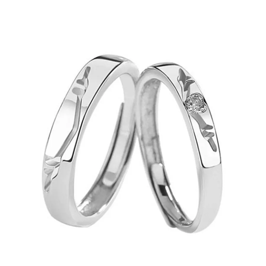 Nhẫn Đôi LiLi Jewelry Couple, BFF  Lili_262338 Màu Bạc