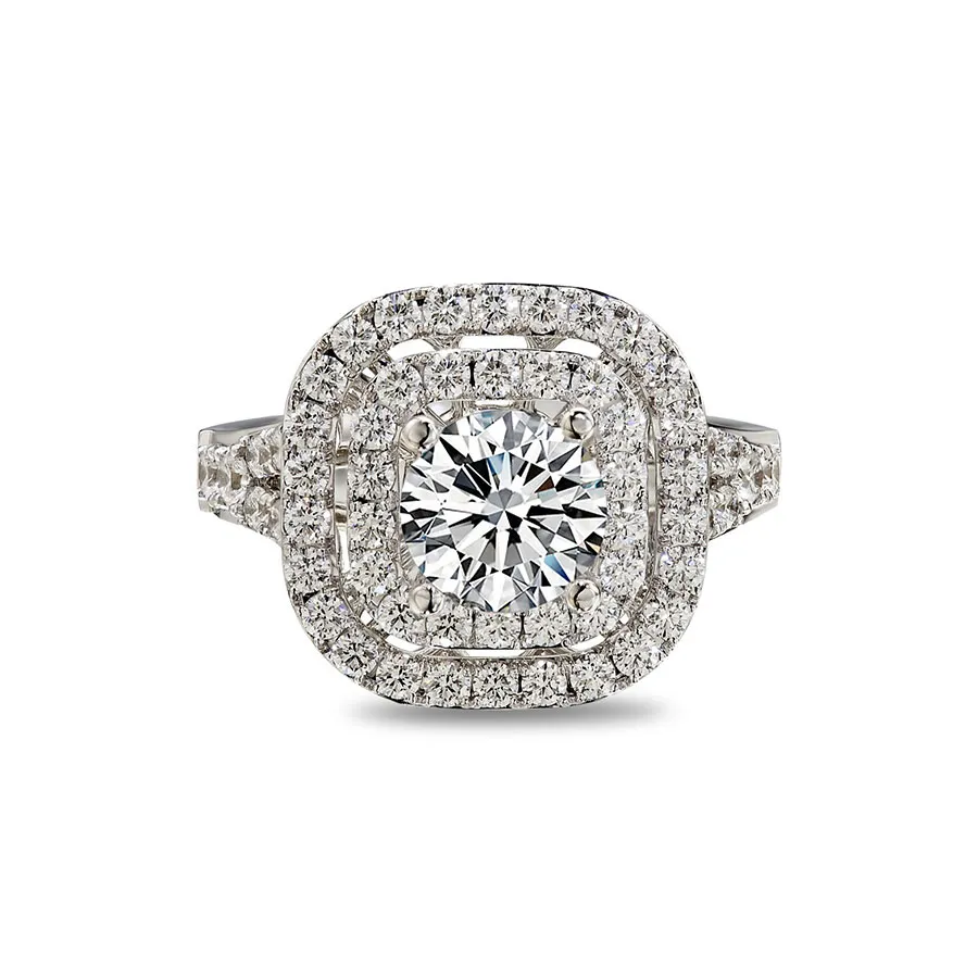 Trang sức Sherlyn Diamond - Nhẫn Sherlyn Diamond RS572#8(3) Vàng Trắng 18k Đính Kim Cương Màu Trắng - Vua Hàng Hiệu