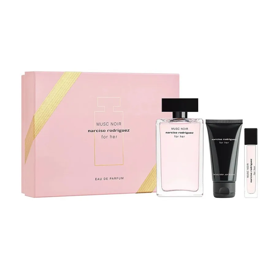 Narciso - Set Nước Hoa Nữ Narciso Rodriguez Musc Noir For Her Eau De Parfum Giftset 3 Món - Vua Hàng Hiệu