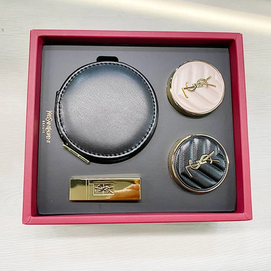 Set Phấn Nước Yves Saint Laurent YSL Beauty Club Mini Cushion 4 Món