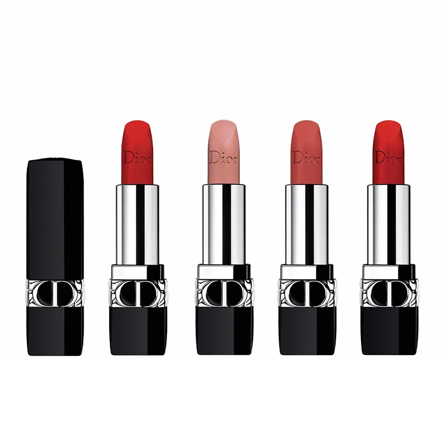 Cận Date  Dior  Set 4 Son Mini Mini Dior Rouge Lipstick Set  Shopee  Việt Nam