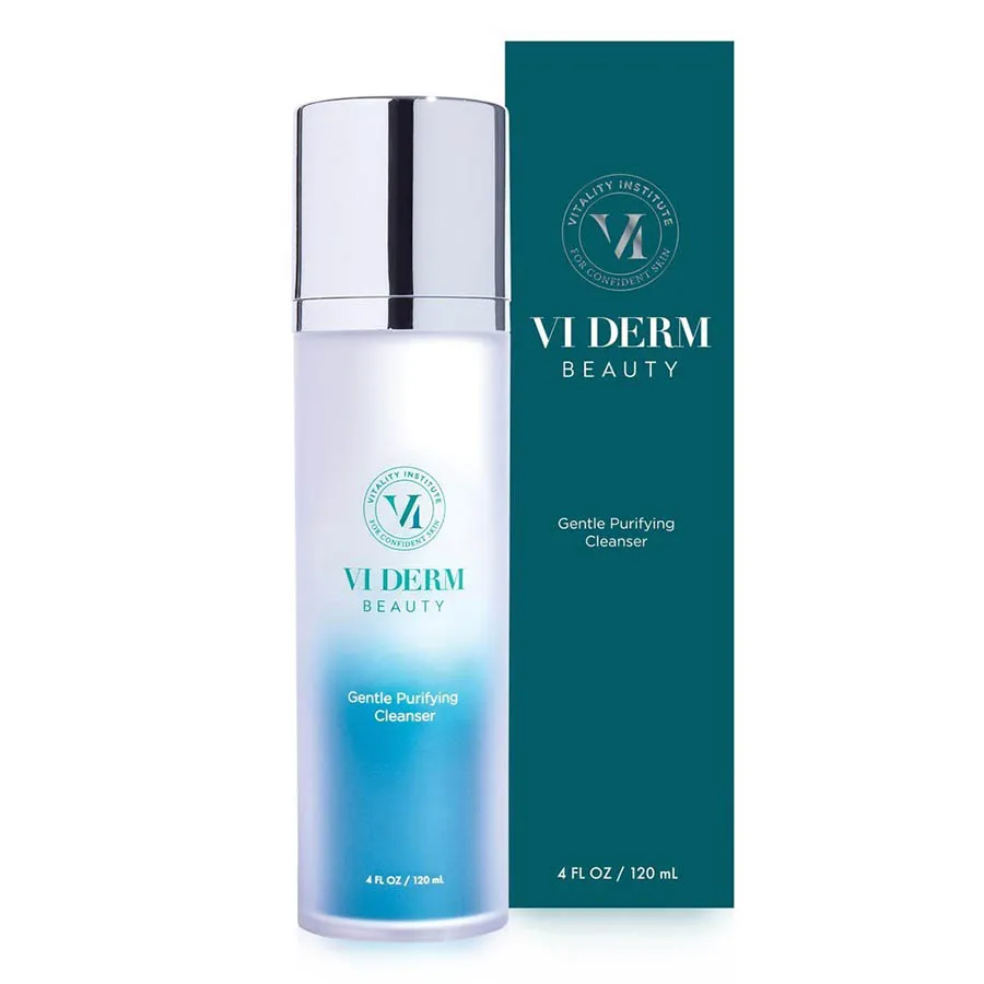 Vi Derm - Sữa Rửa Mặt Vi Derm D1021 Beauty Gentle Purifying Cleanser Rửa Sạch Dịu Nhẹ 120ml - Vua Hàng Hiệu