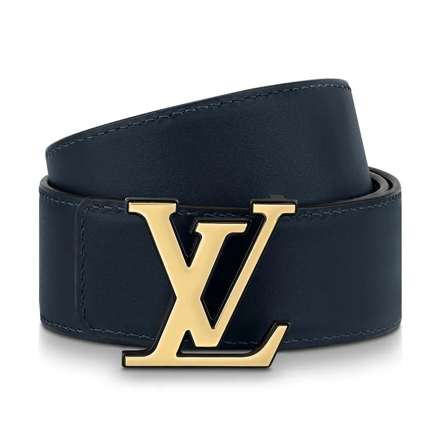 Belt Louis Vuitton logo LV gold