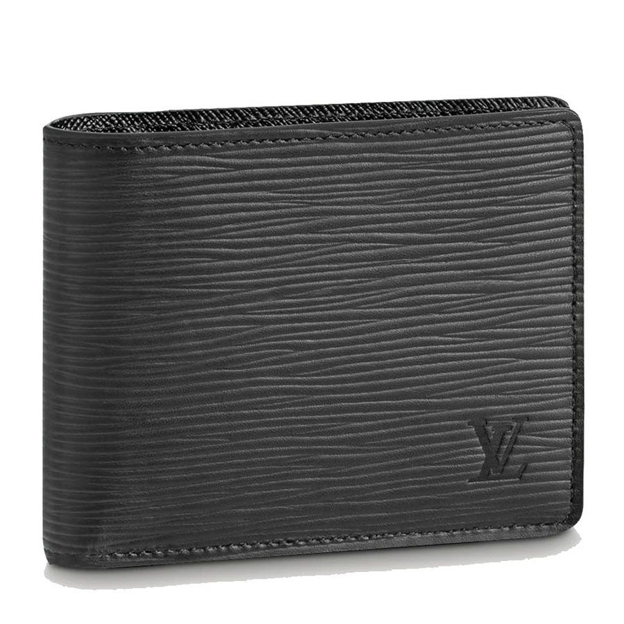 Ví Nam Louis Vuitton LV Multiple Wallet Epi M60662 Màu Đen