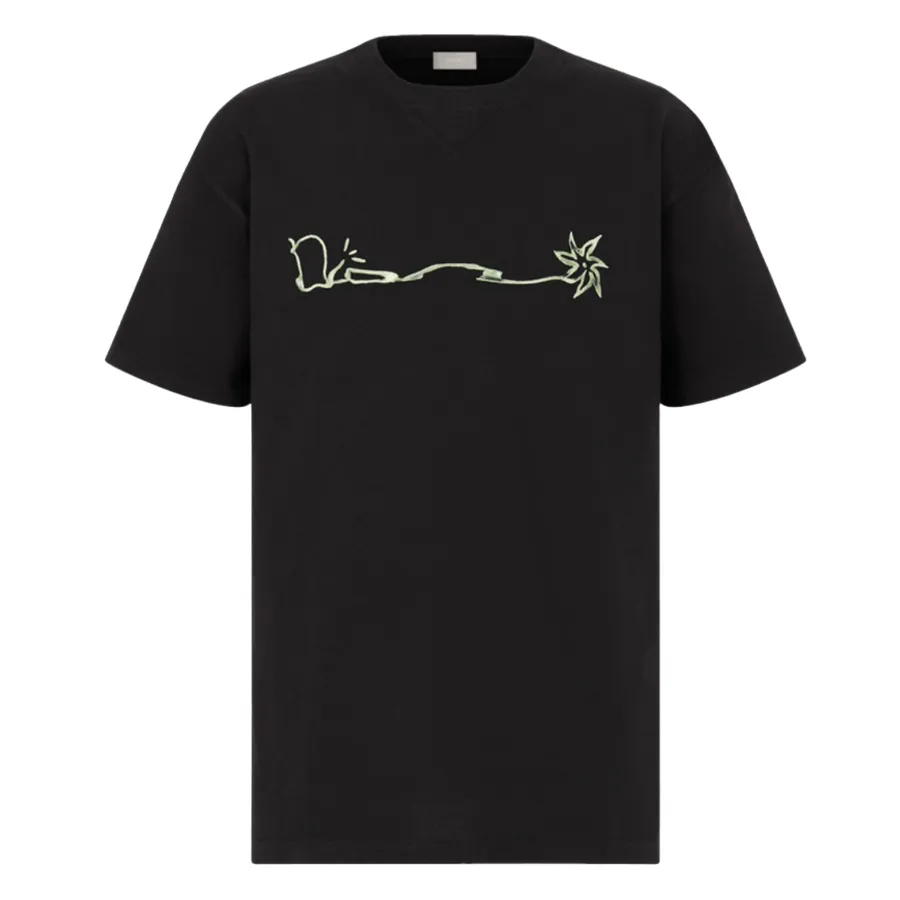 Áo Phông Dior X Cactus Jack Oversized 283J685C0554 Màu Đen