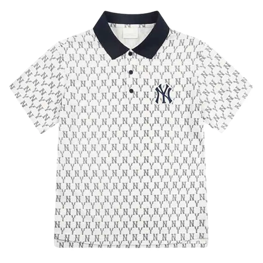 Áo Polo MLB Monogram Allover Collar Short Sleeve T-shirt New