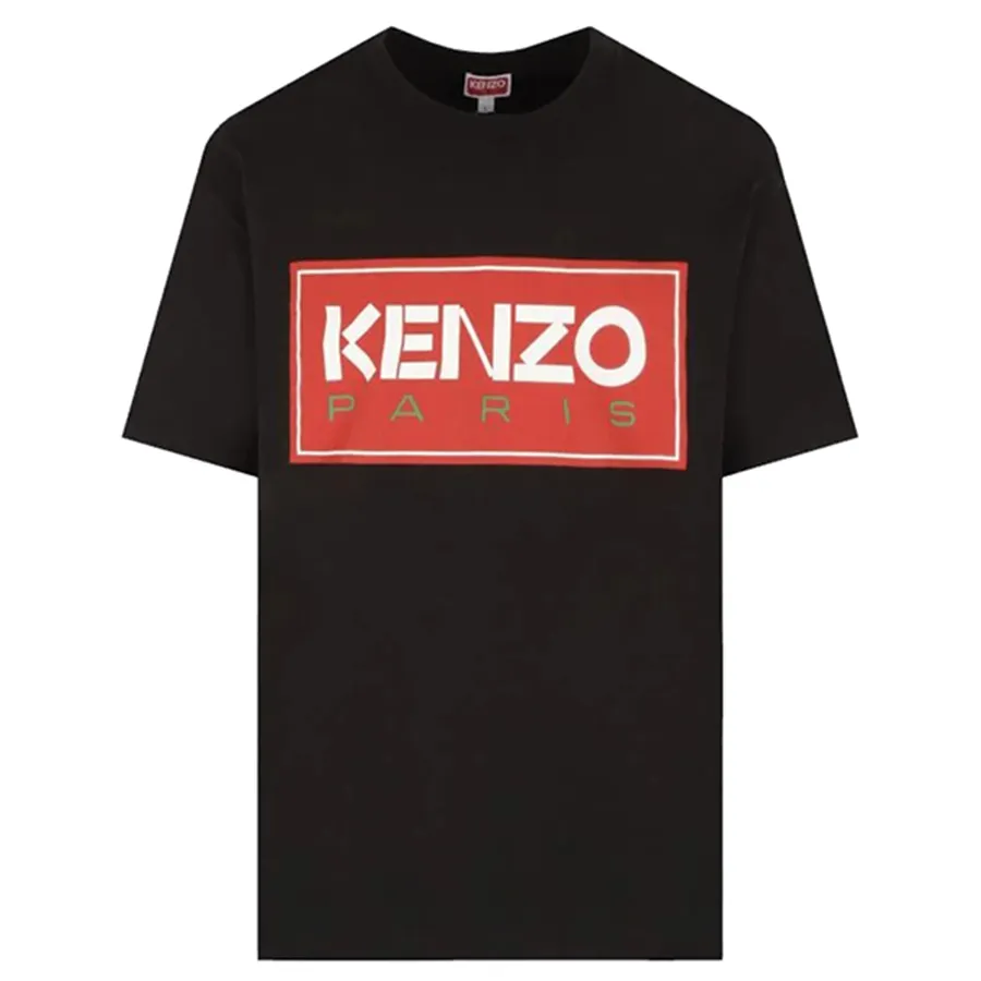 Áo Thun Kenzo Paris Classic Jersey Oversized T-Shirt FC65TS4134SY99A Màu Đen Đỏ Size S