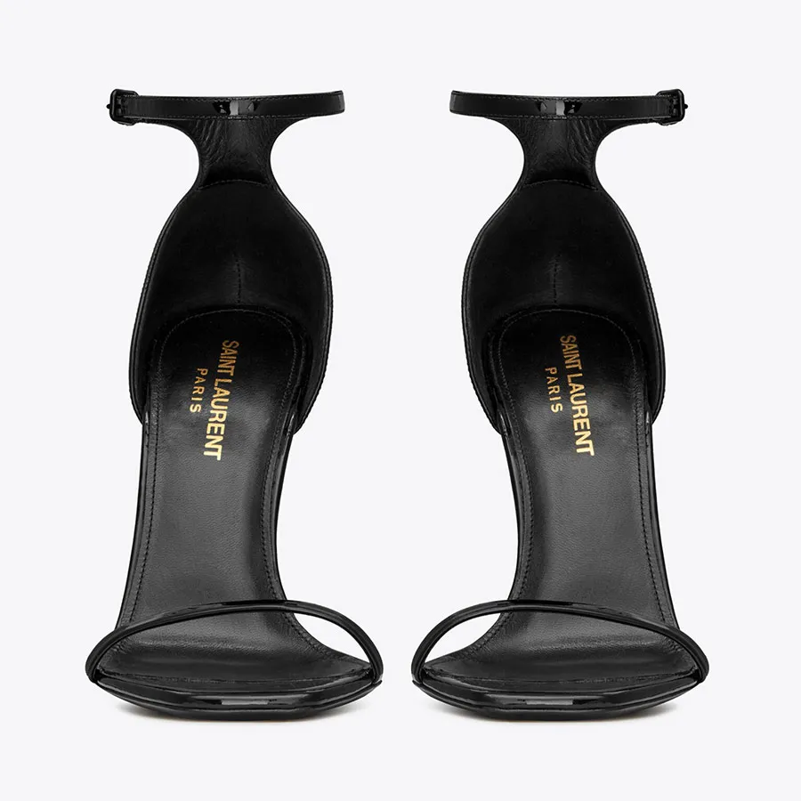 Dép Cao Gót Nữ Yves Saint Laurent YSL Opyum Sandals In Patent