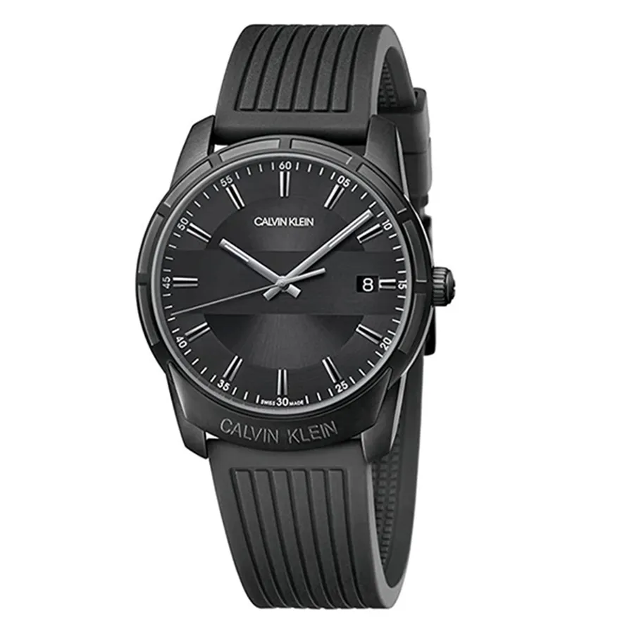 Đồng hồ Calvin Klein Thép không gỉ, cao su - Đồng Hồ Nam Calvin Klein CK Evidence Men's Watch K8R114D1 Màu Đen - Vua Hàng Hiệu