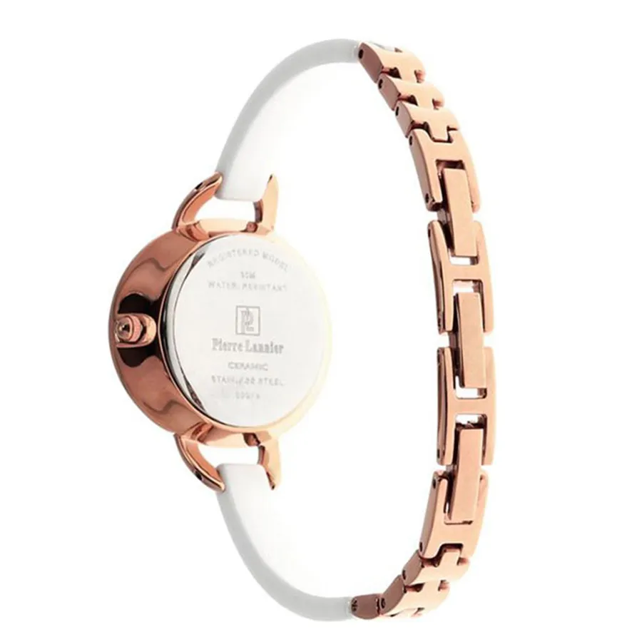 Đồng Hồ Nữ Pierre Lannier 090F900 Màu Vàng Hồng Phối Trắng Vua