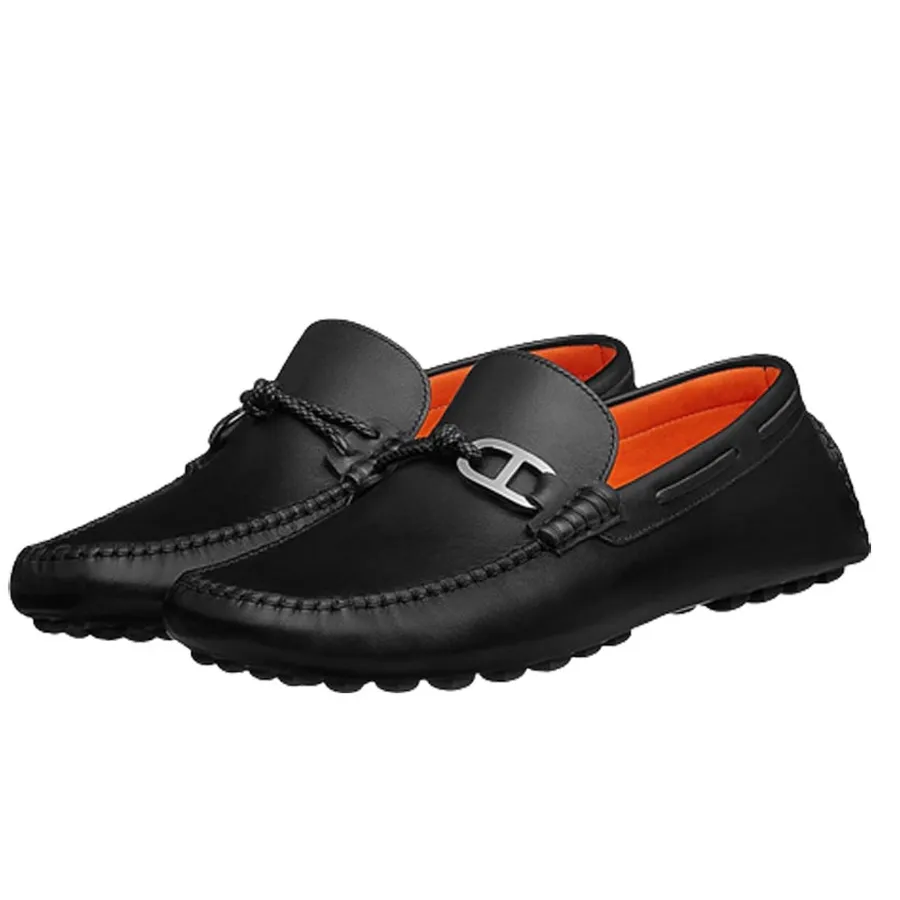 Giày Lười Hermès Alessandro Loafer Đen Size 41 - Phong Cách Lịch Lãm và Sang Trọng Từ Thương Hiệu Thời Trang Cao Cấp Pháp