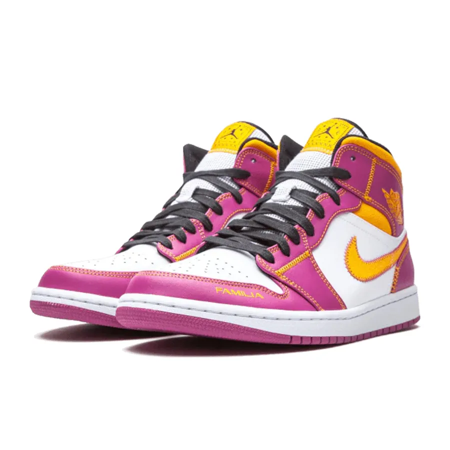 n*̈様 美品　Nike Air Jordan 1 High Dia De Mu Giày Nike Air Jordan 1 Mid Dia De Muertos Day of The Dead DC0350