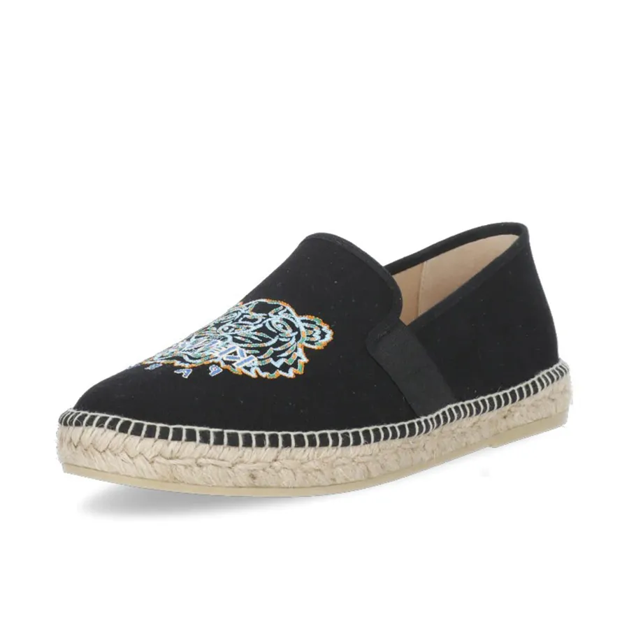 Giày Kenzo - Giày Slip On Kenzo Flat Shoes Black FC55ES188F87-99 Màu Đen - Vua Hàng Hiệu