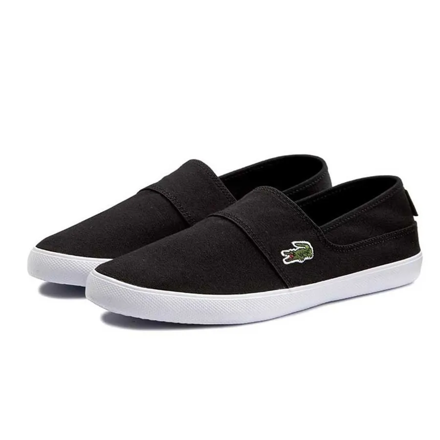 Giày Slip-On Lacoste Men's Marice BL Canvas Màu Đen Size 40