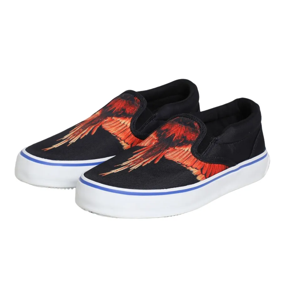 Giày Marcelo Burlon - Giày Slip On Marcelo Burlon Icon Wings CMIA079F22FAB002 1025 Màu Đen Size 40 - Vua Hàng Hiệu